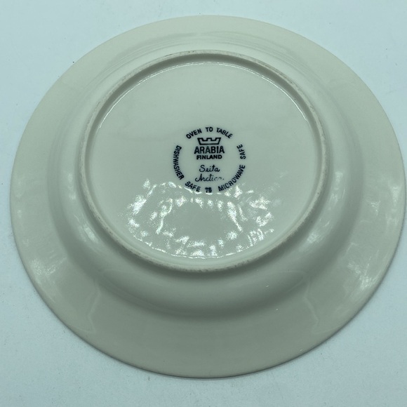 Vintage Arabia of Finland Seita Arctica 5 Bread & Butter Plates - Picture 3 of 6